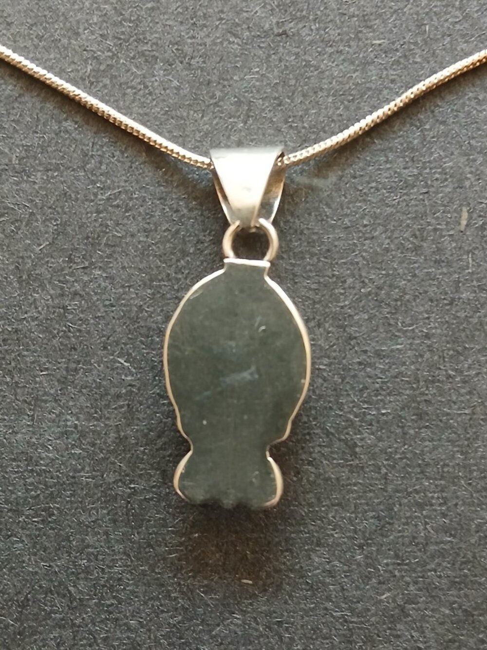 opal pendant on sterling silver chain - Picture 9 of 16